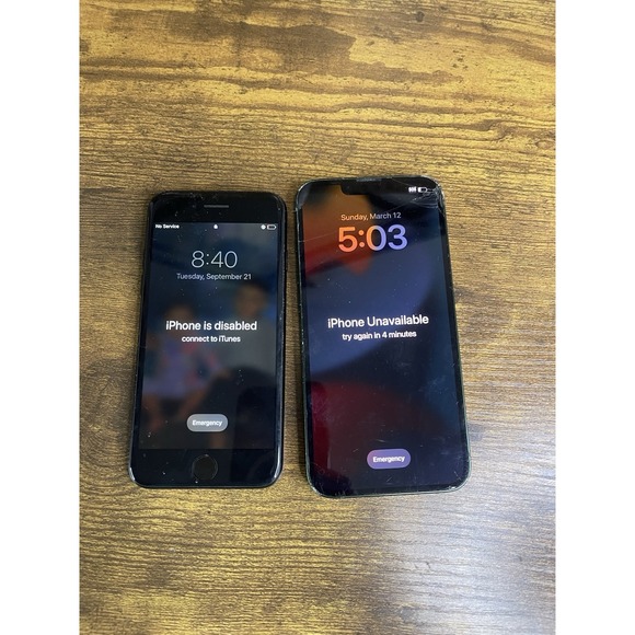 Lot 2Apple iPhone X for Parts or Repair. 13-7
